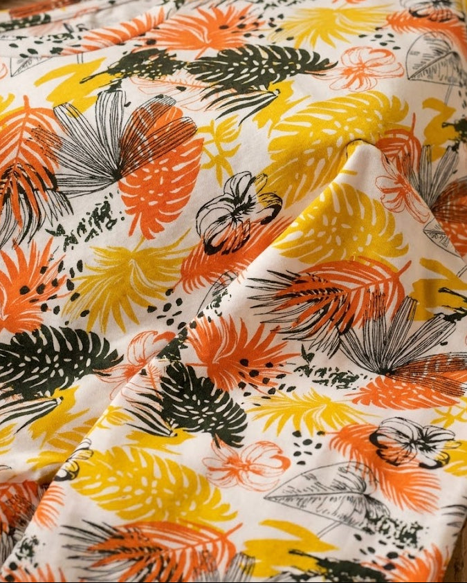 WOMEN ALLOVER PRINTED HALF SLEEVES T-SHIRT