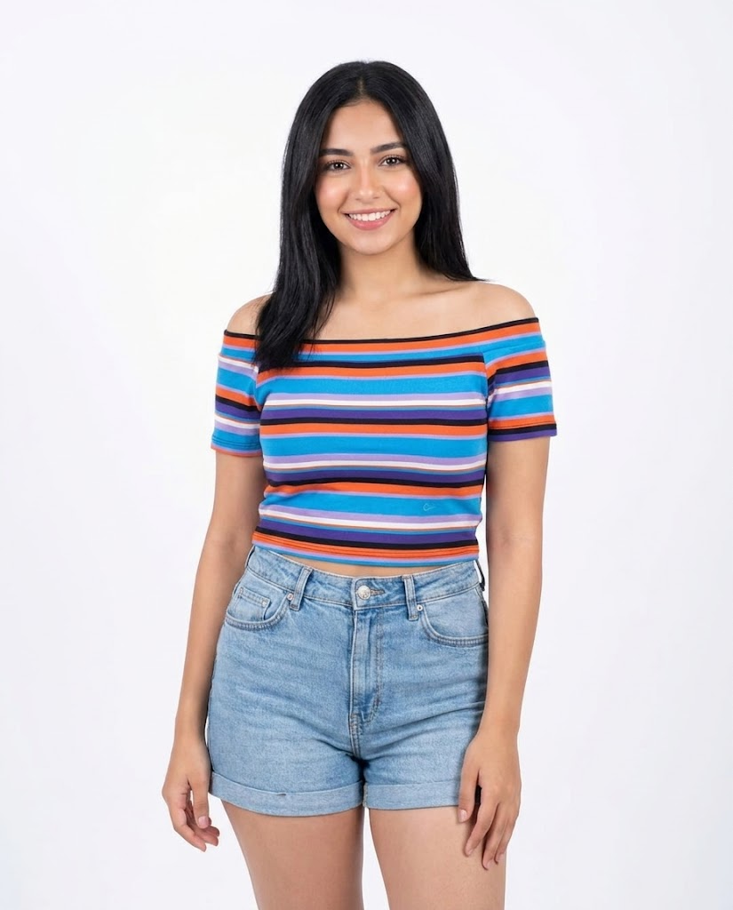 WOMEN STRIPPED SUMMER TOP