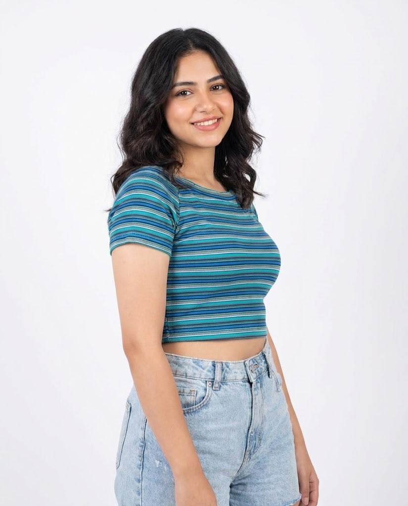 WOMEN STRIPPED SUMMER TOP