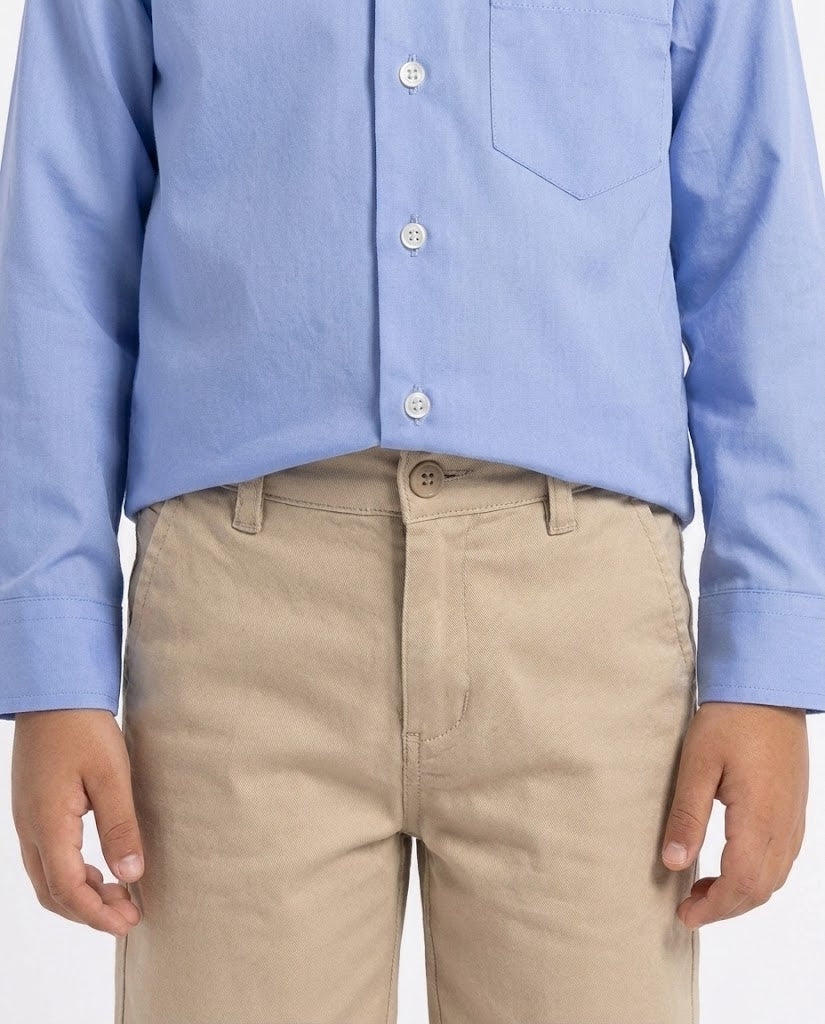 Boys PLAIN LONG SLEEVES SHIRT
