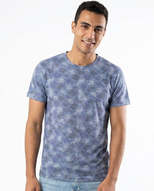 Printed Half Sleeves Men T-shirt