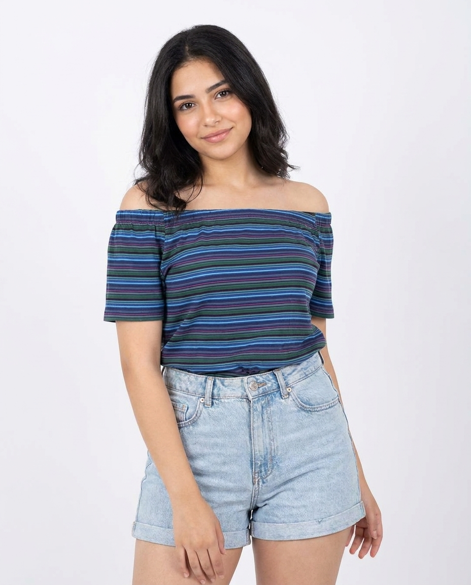WOMEN STRIPPED SUMMER TOP