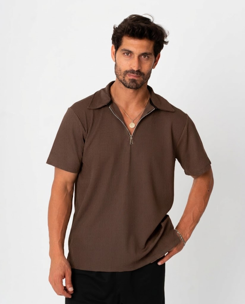 Pattern Polo T-shirt