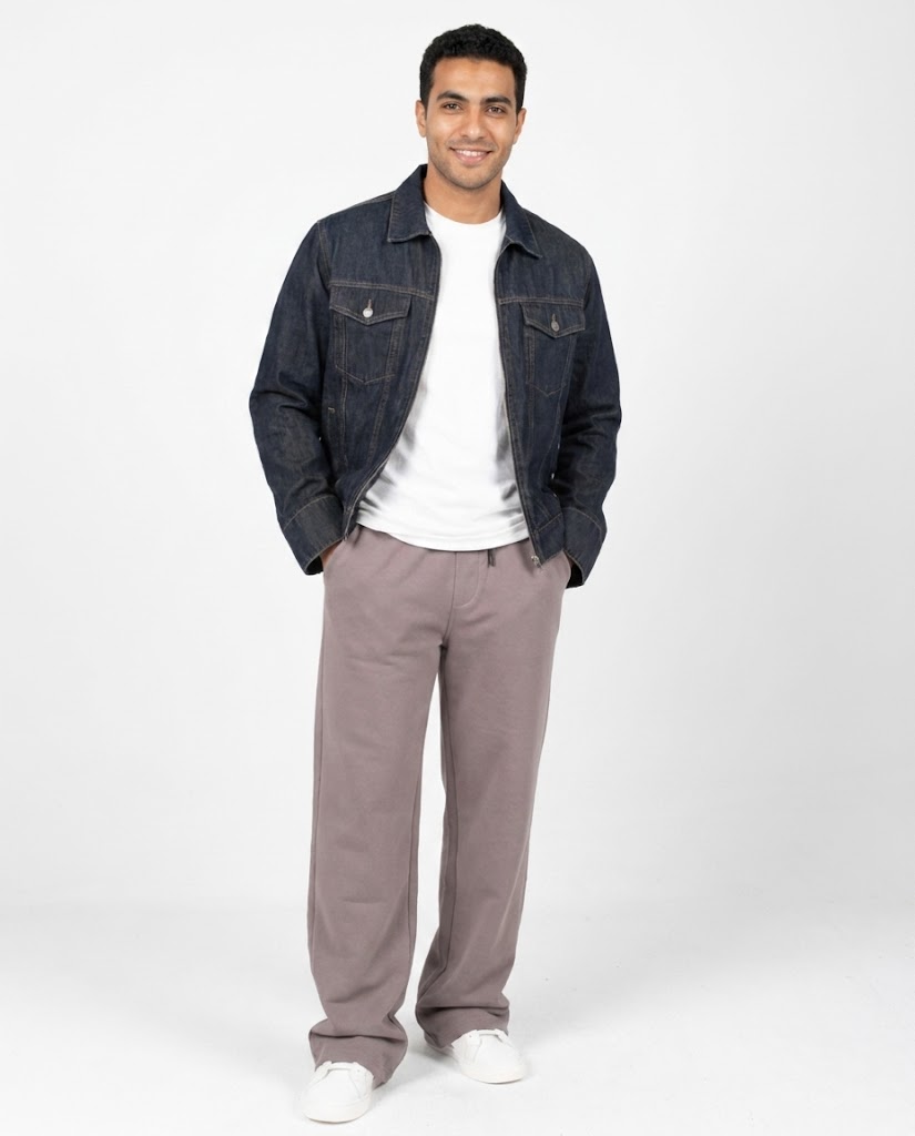 Men Wide Leg SweatPants