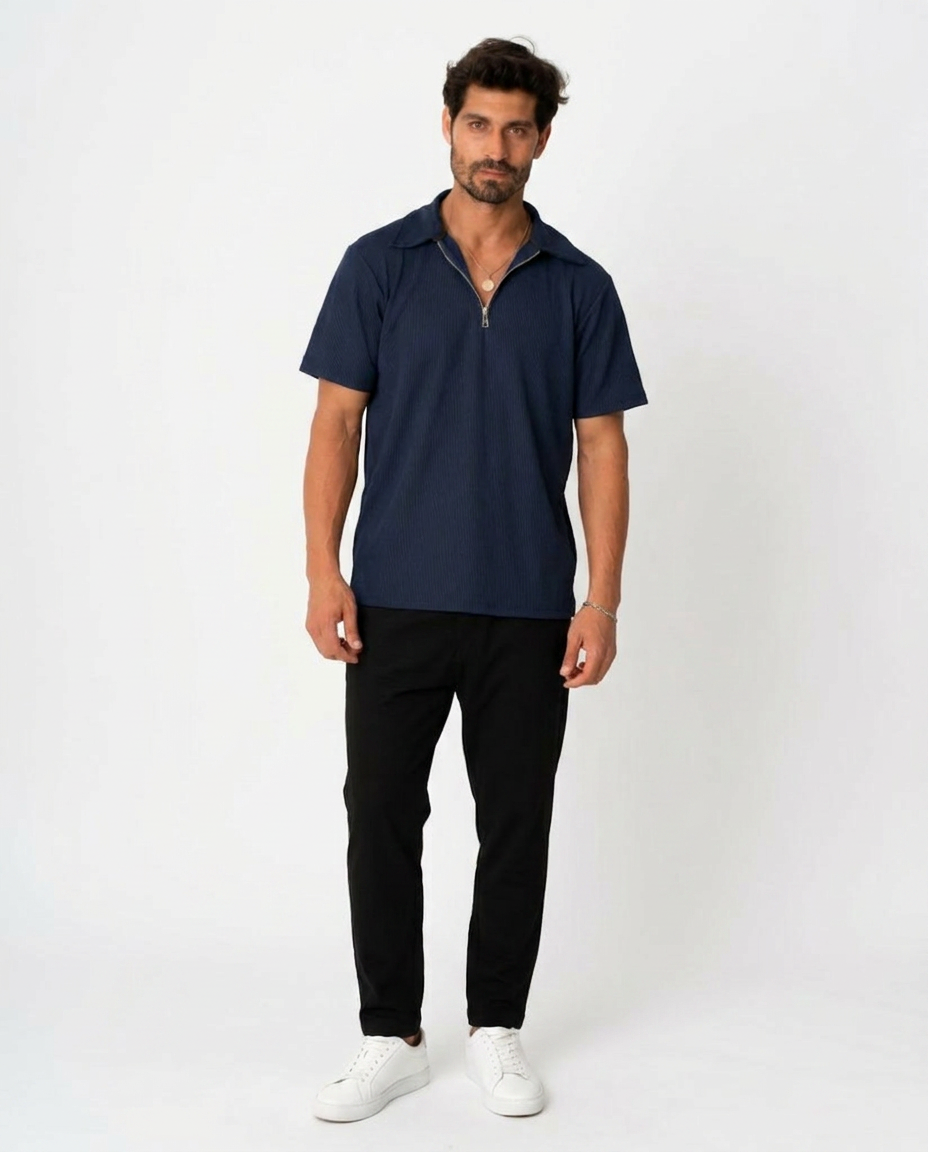 Pattern Polo T-shirt