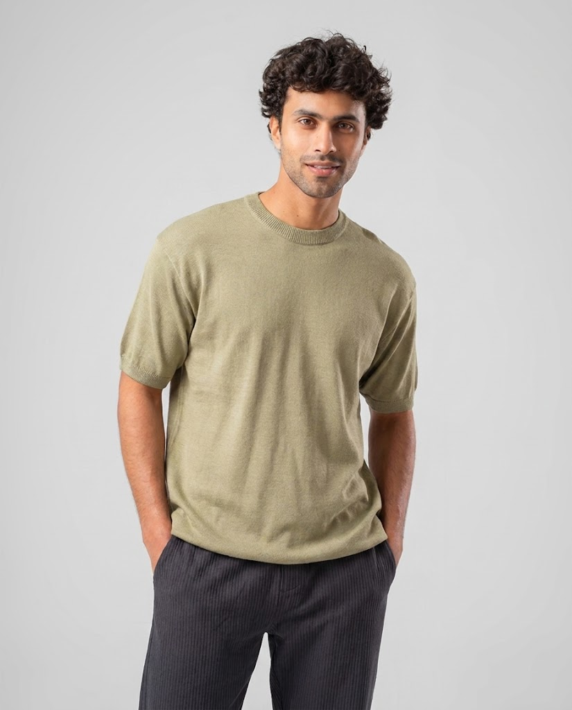 Knitted Men T-shirt