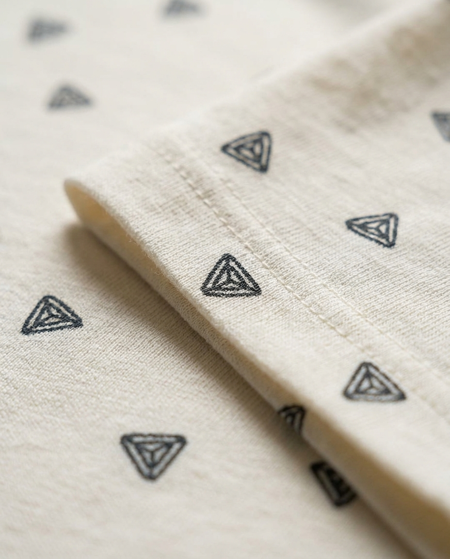 Triangles Short Sleeve Printed Mens T-shirt