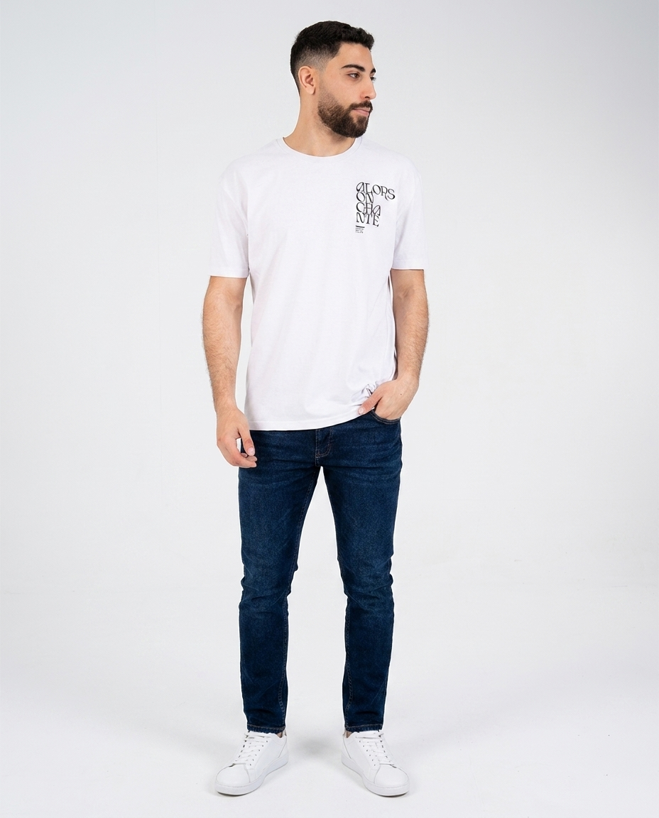 Oversized Mens Printed T-shirt