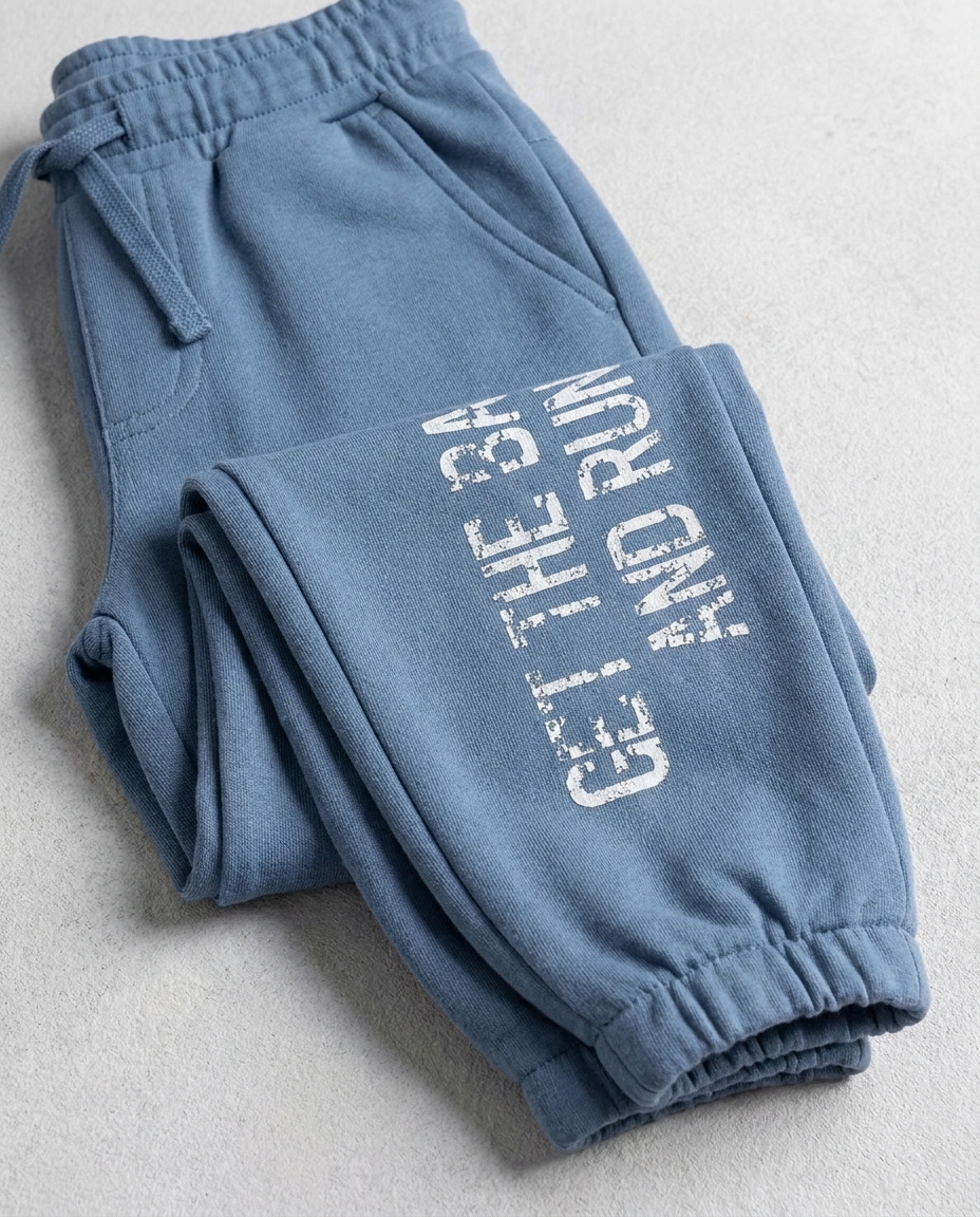 Boys Printed Get The Ball Summer Melton Pant