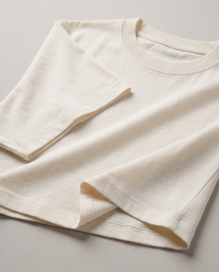 Women Plain Half Sleeves T-shirt