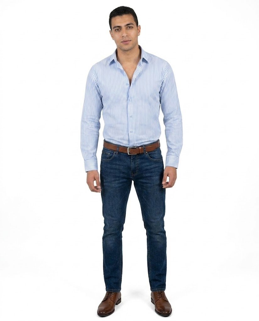 Men Classic Stripped Shirt