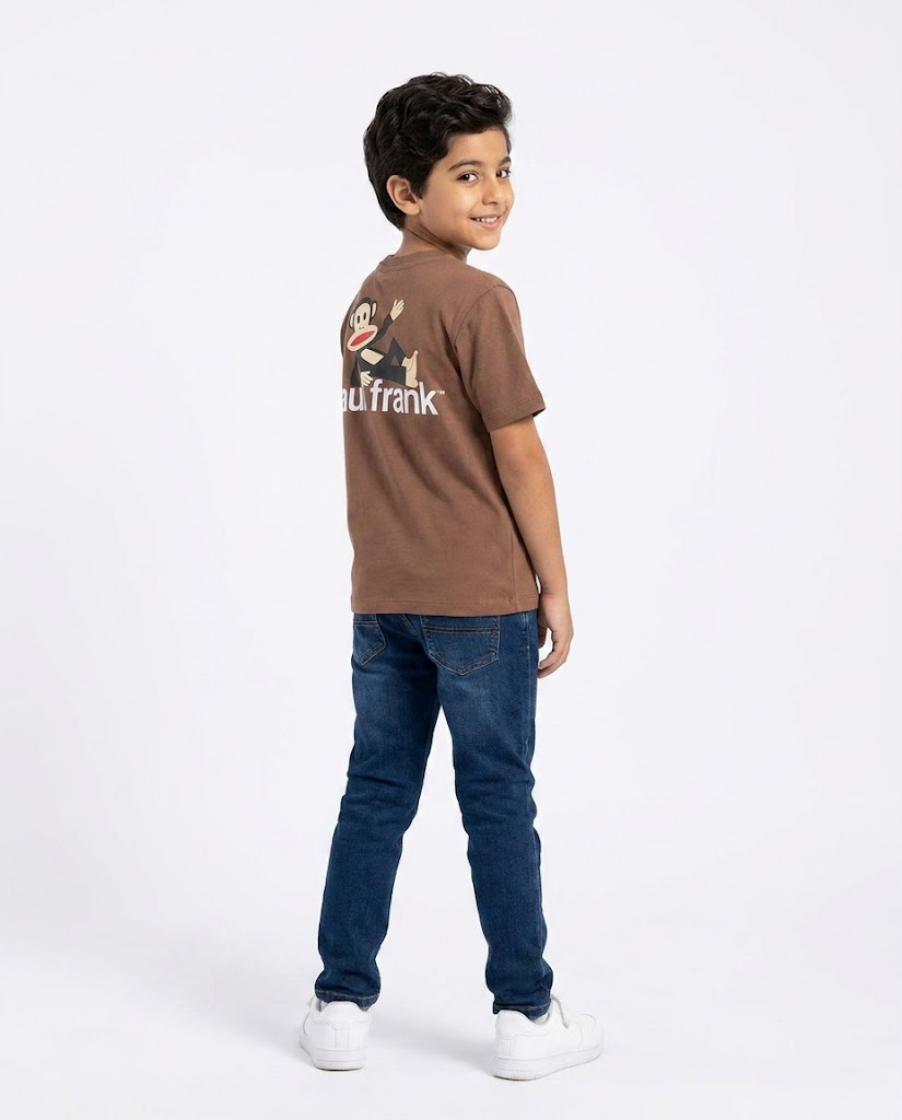 Boys Printed Paul Frank Half Sleeves T-shirt