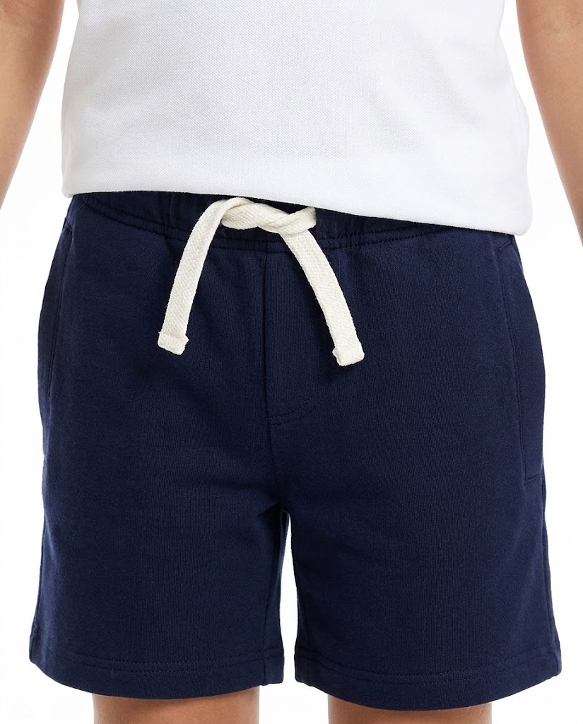 Boys Plain Summer Melton Short