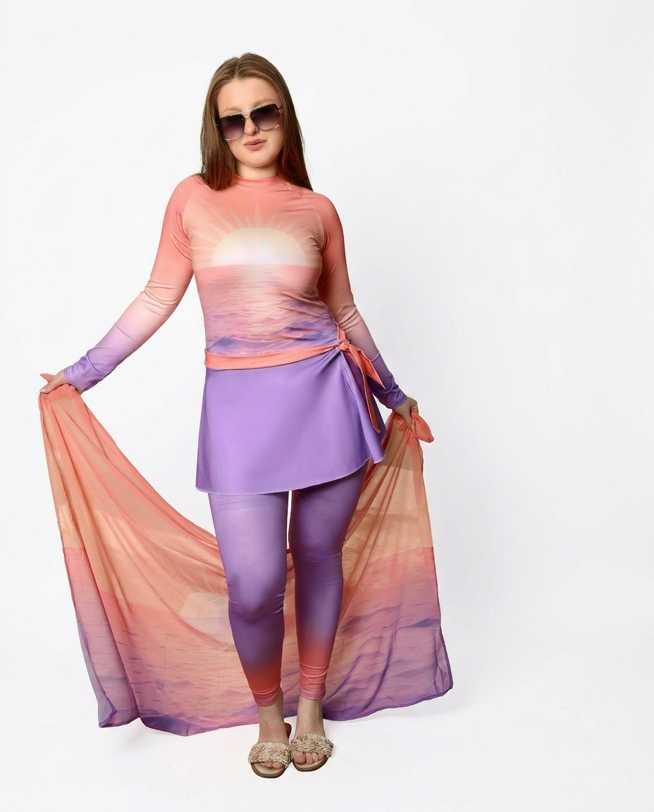 Sunrise Elegance Burkini Set