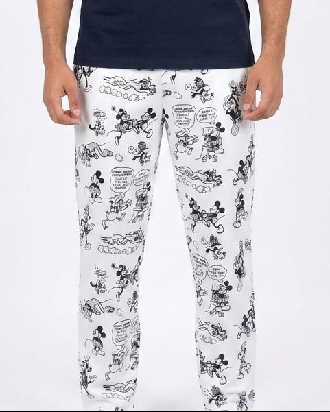 Men Half Sleeves Pyjama W/Printed Pant