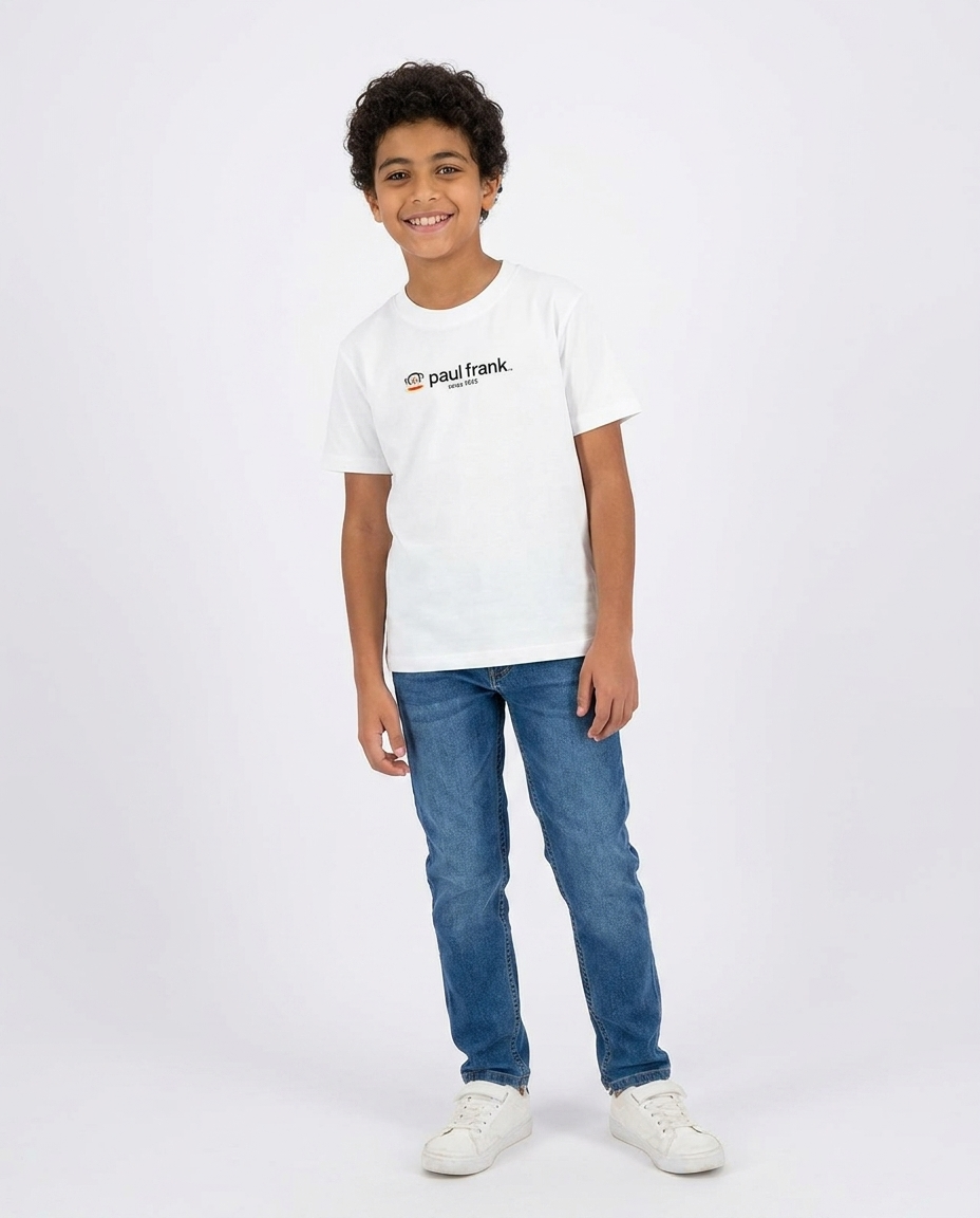 Boys Printed Paul Frank Half Sleeves T-shirt