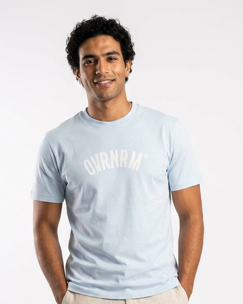 Printed Ovrnrm Half Sleeves T-shirt