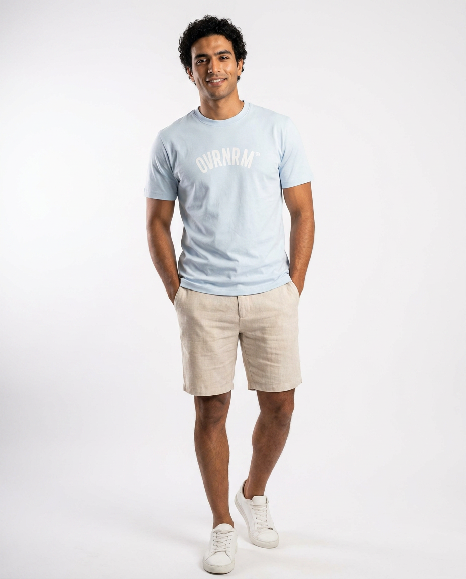 Printed Ovrnrm Half Sleeves T-shirt