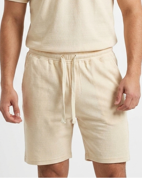 Men Jaqured Plain Short