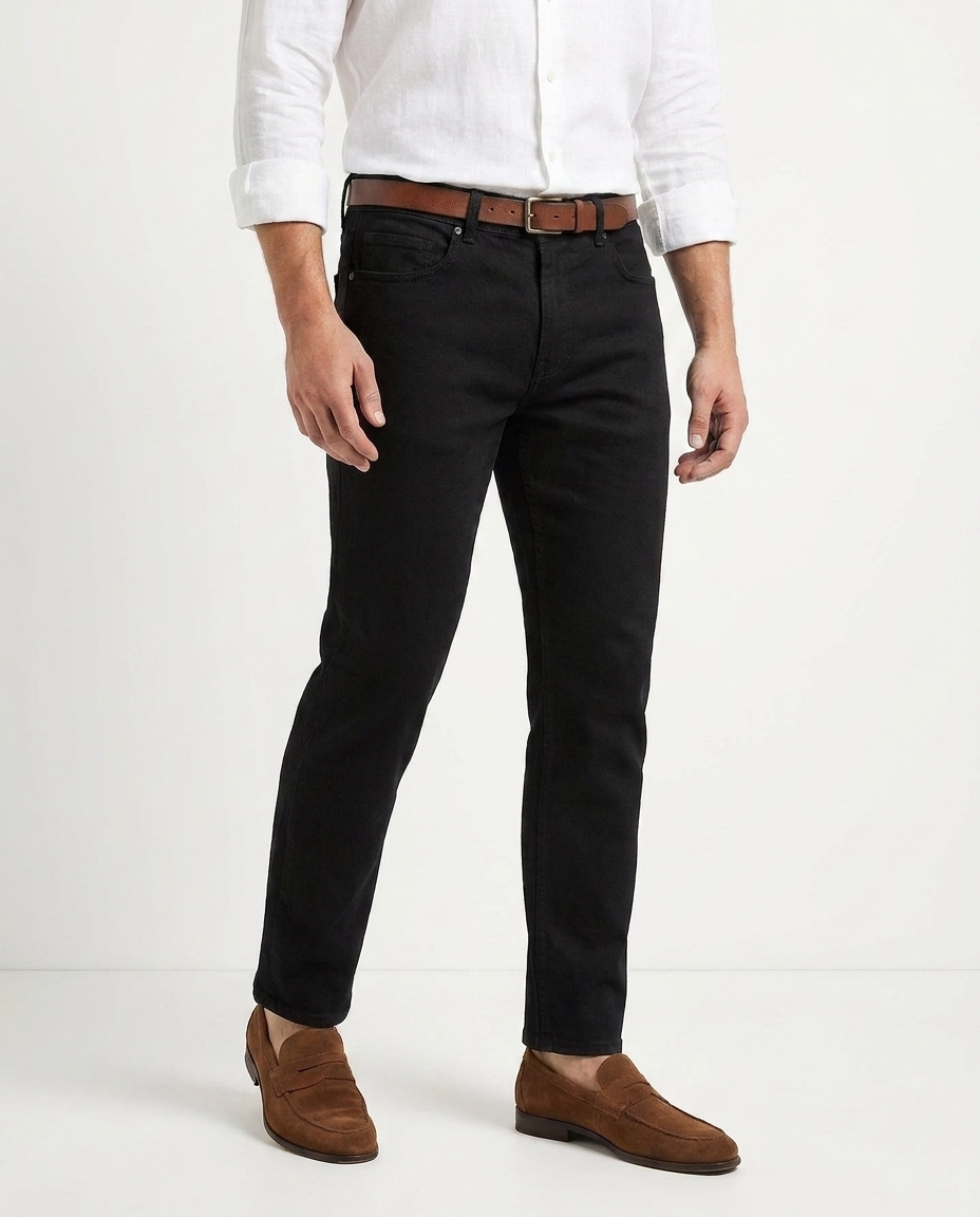 Men Gabardine Pant Regular Fit