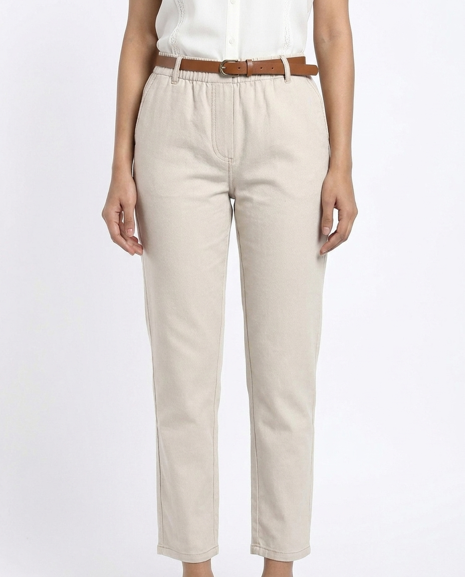 Regular fit pants
