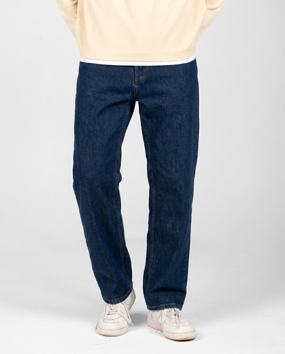 Men Baggy Fit Jeans Pants