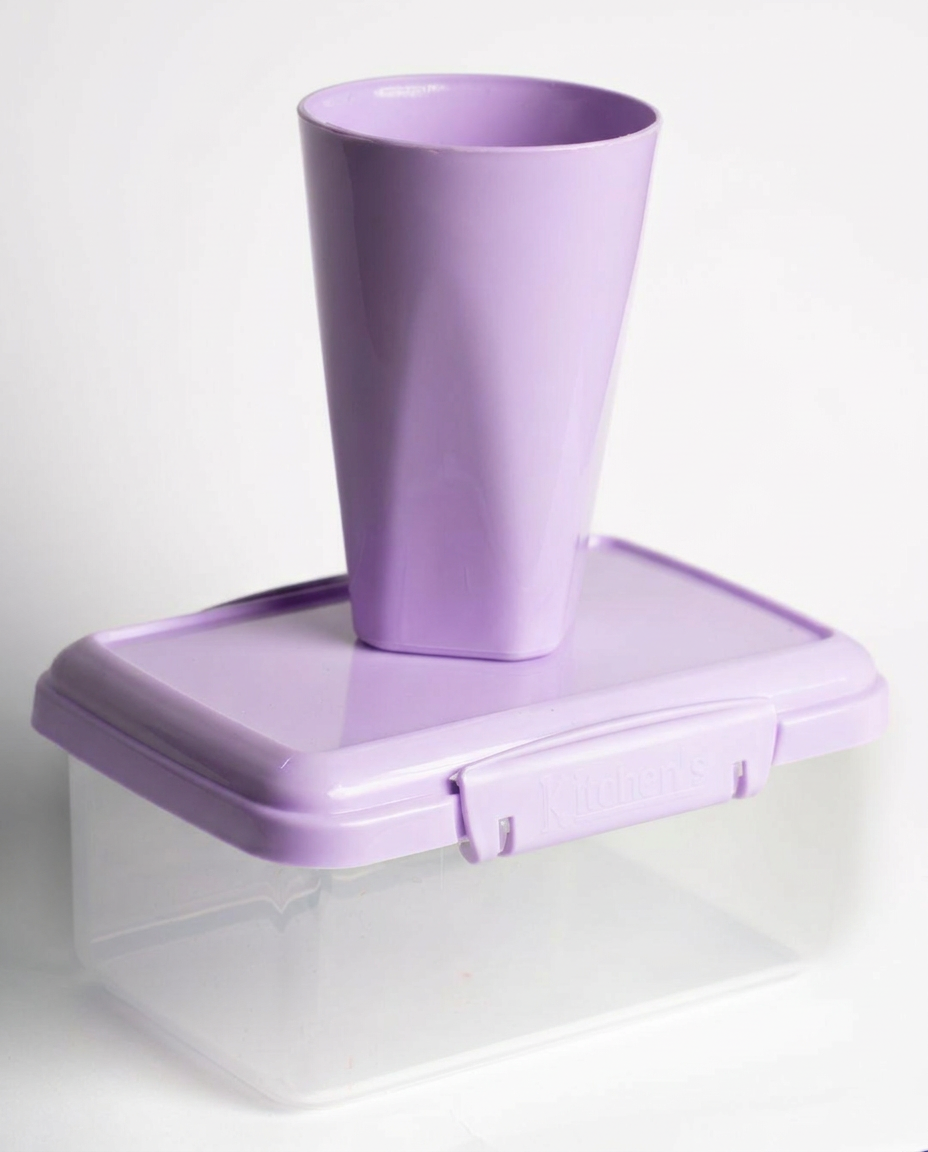 Lunch Box+Plastic Cup