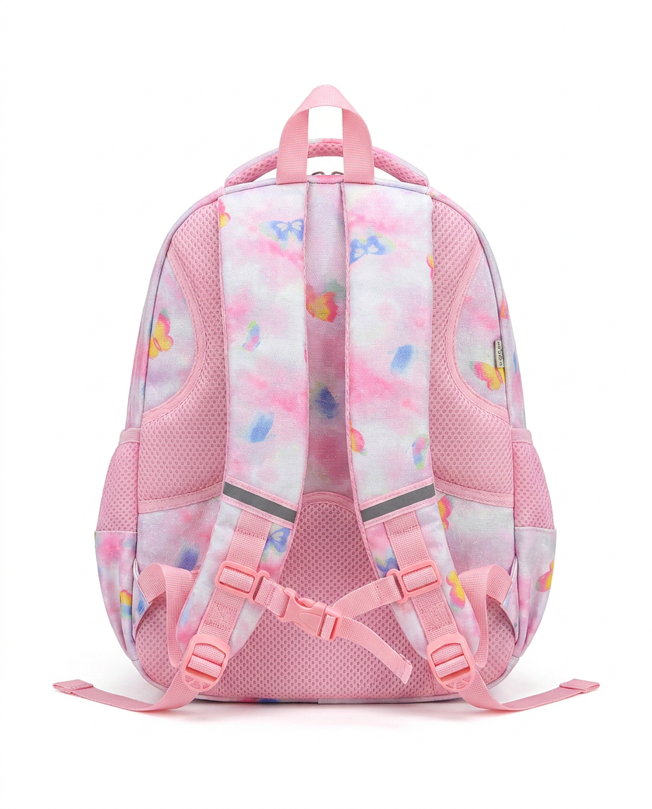 Pink Disney Princess Backpack 3 Face