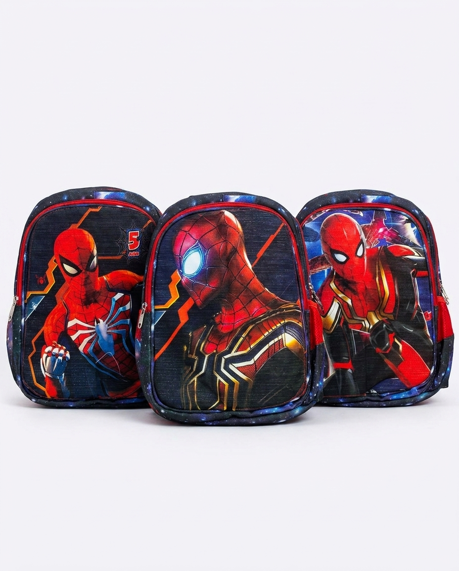 Spider-Man Backpack 3 Face Designs