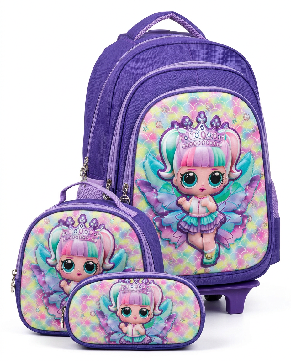Girls Trolley School Backpack