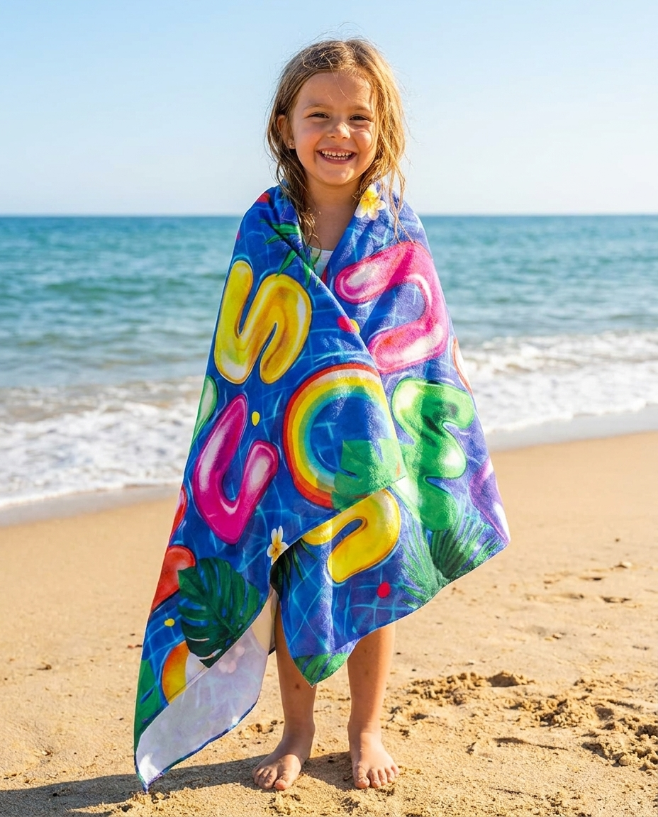 Kids Printed Sea Towel