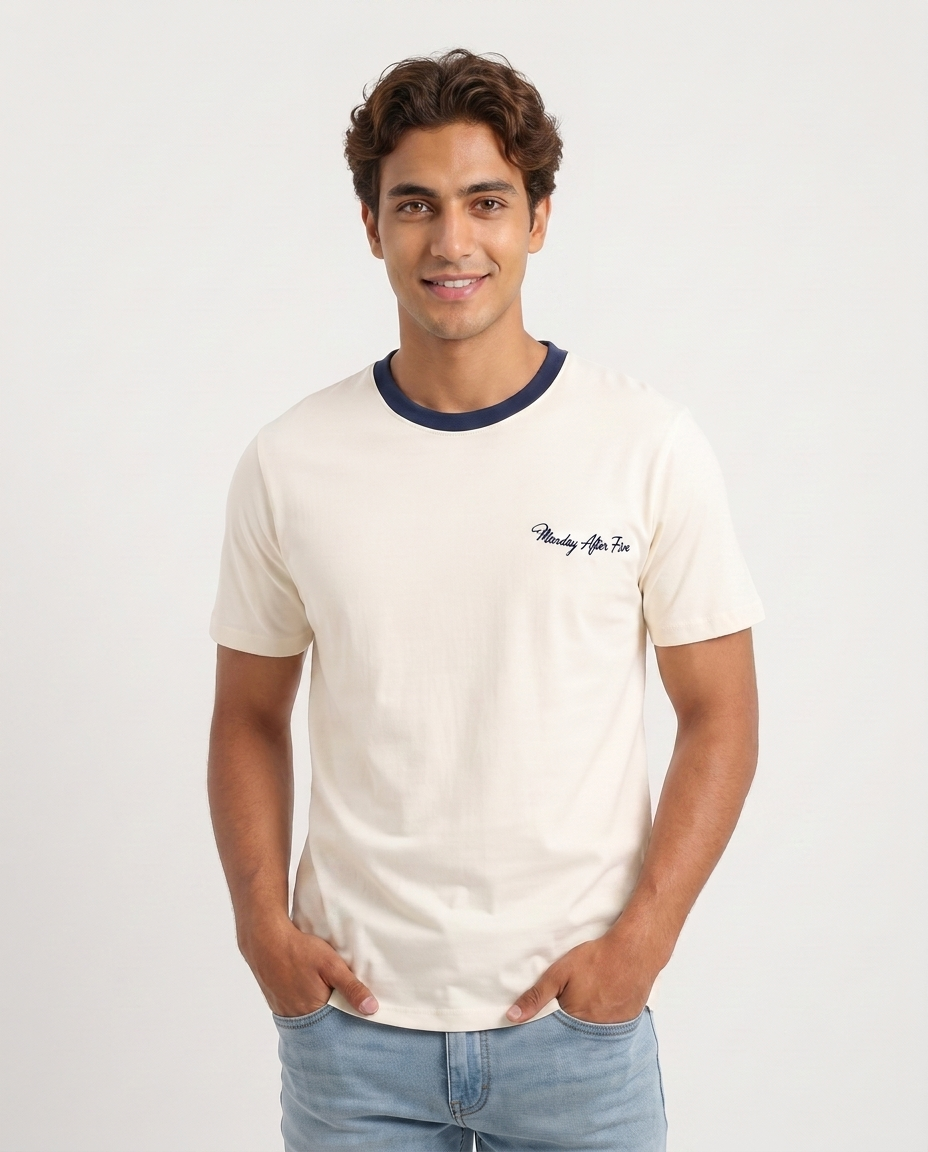 Men Printed Half Sleeves T-Shirt