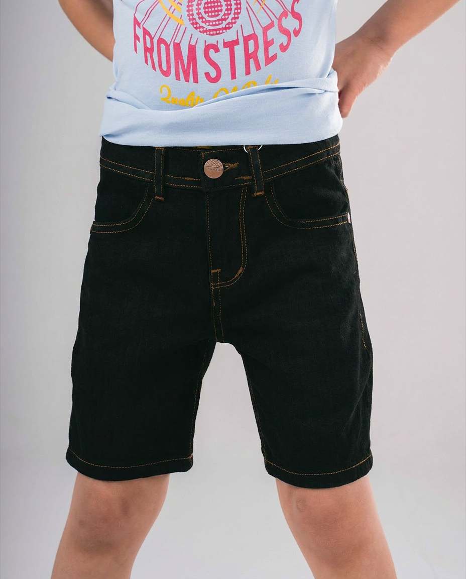 Boys Jeans Shorts 5 Pockets