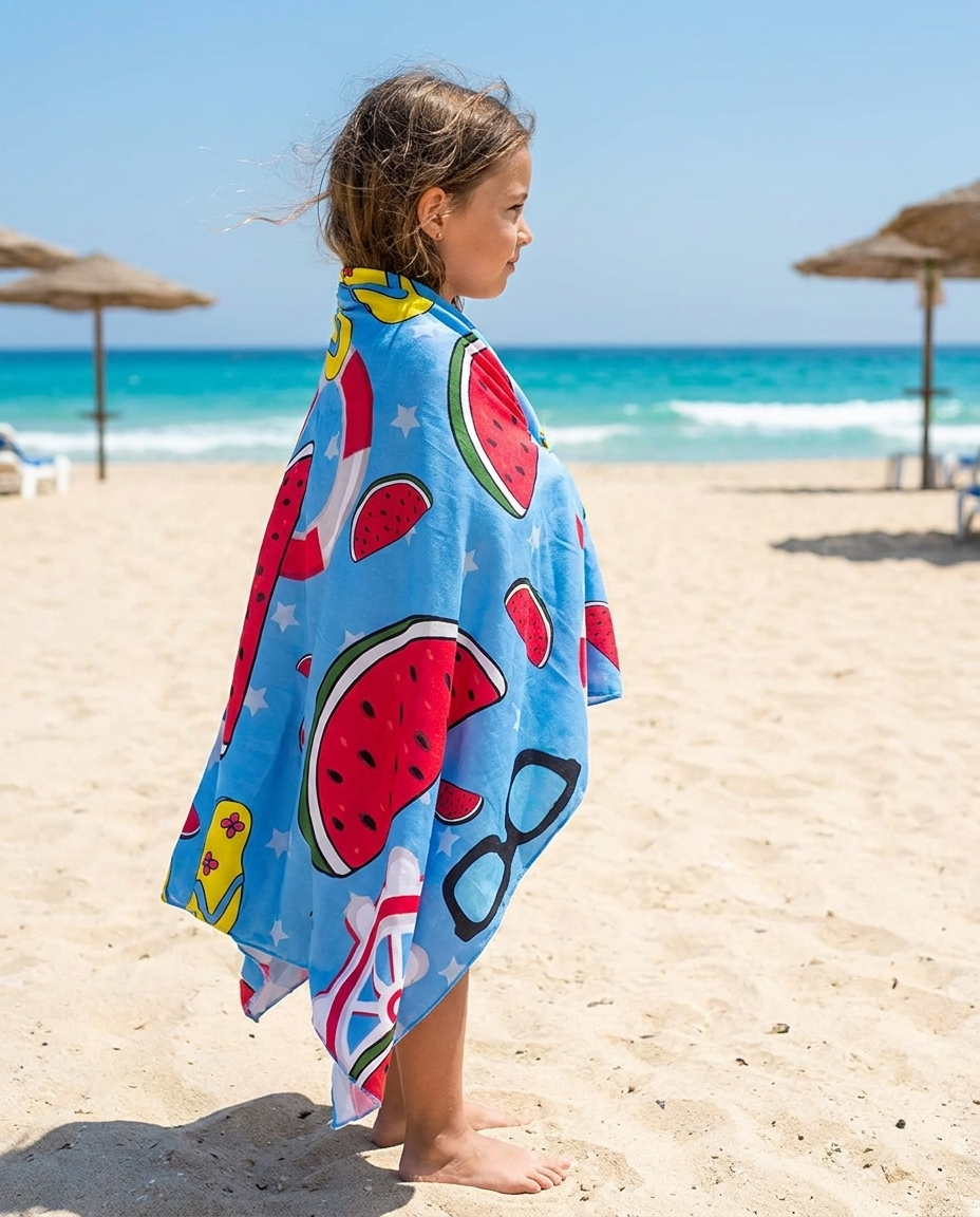 Kids Printed Sea Towel