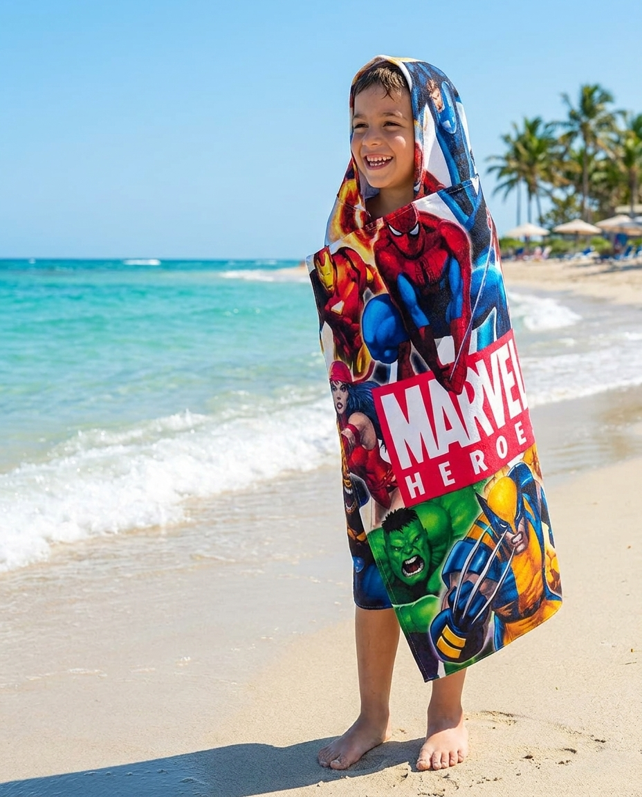 Kids Printed Sea Towel