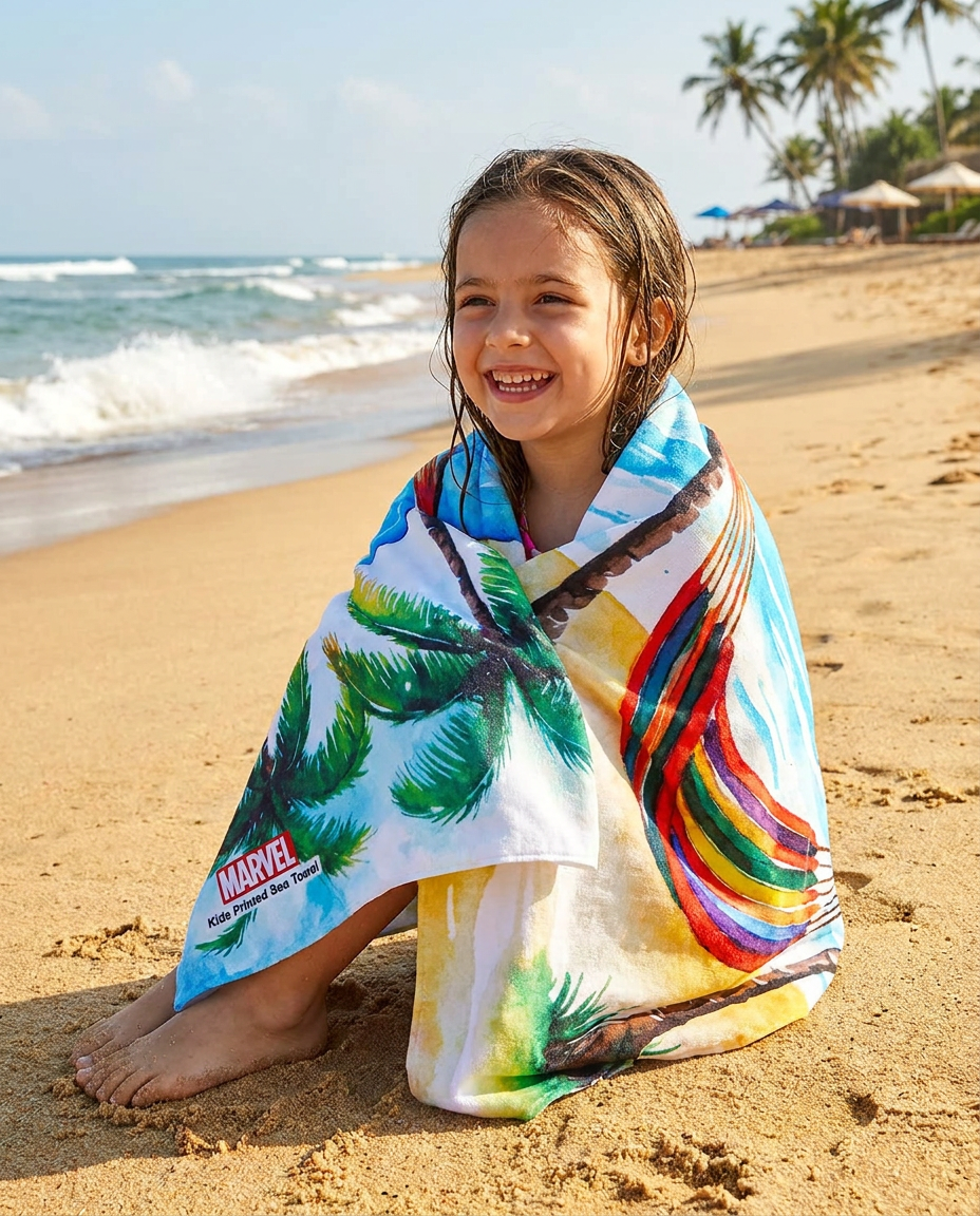 Kids Printed Sea Towel