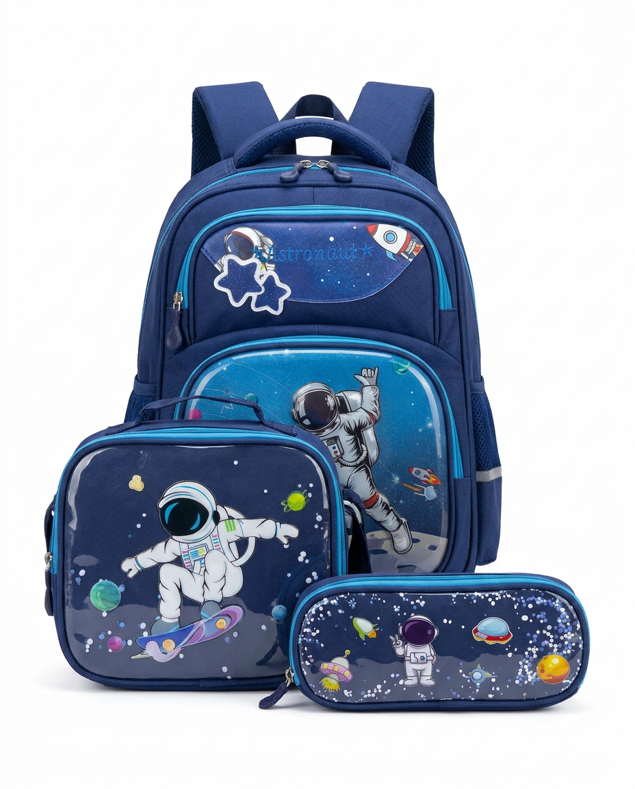 Astronaut Kids School Bag Set