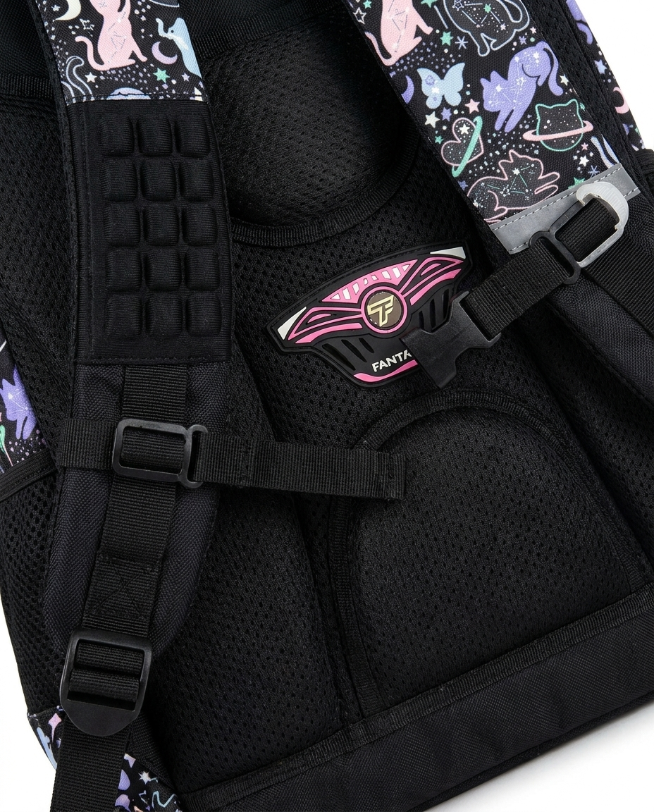 Glitter Cat School Backpack