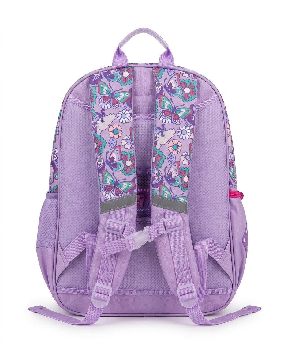Floral Unicorn School Backpack