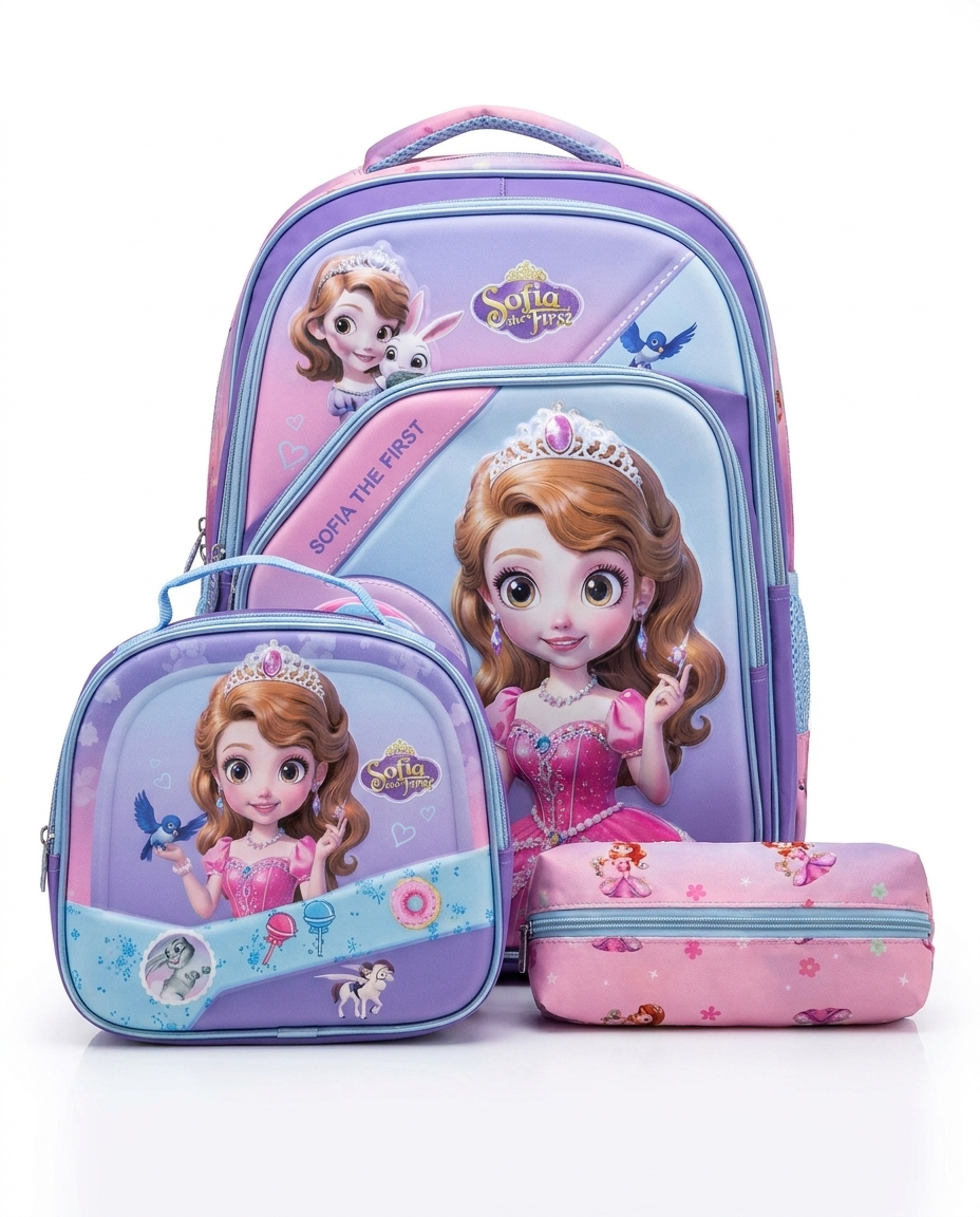 Sofia the First School Backpack Set