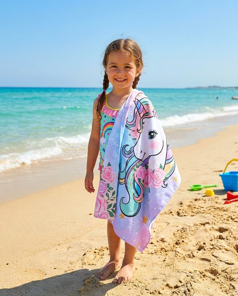 Kids Printed Sea Towel