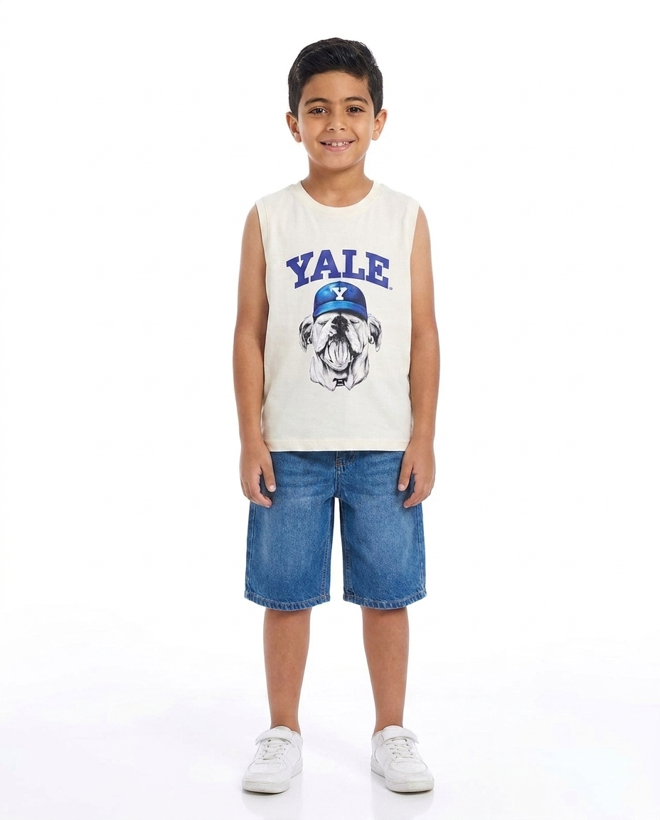 Boys Printed Cut T-shirt