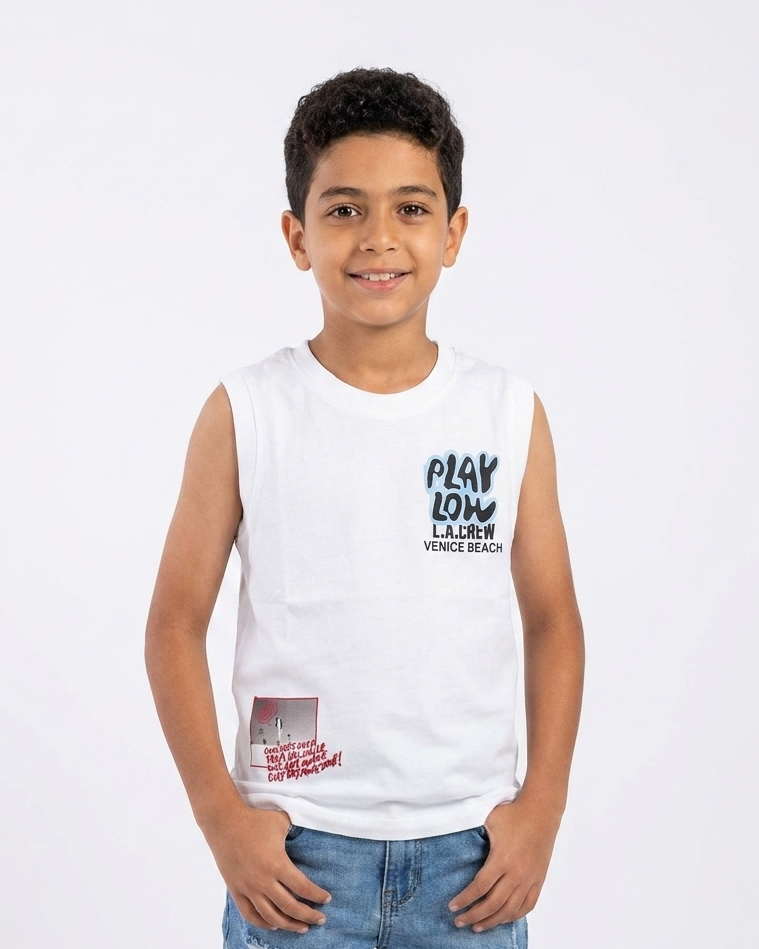 Boys Printed Play Law Cut T-shirt