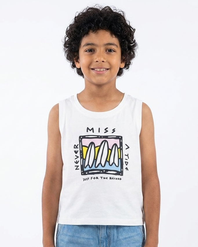 Boys Printed Never Cut T-shirt