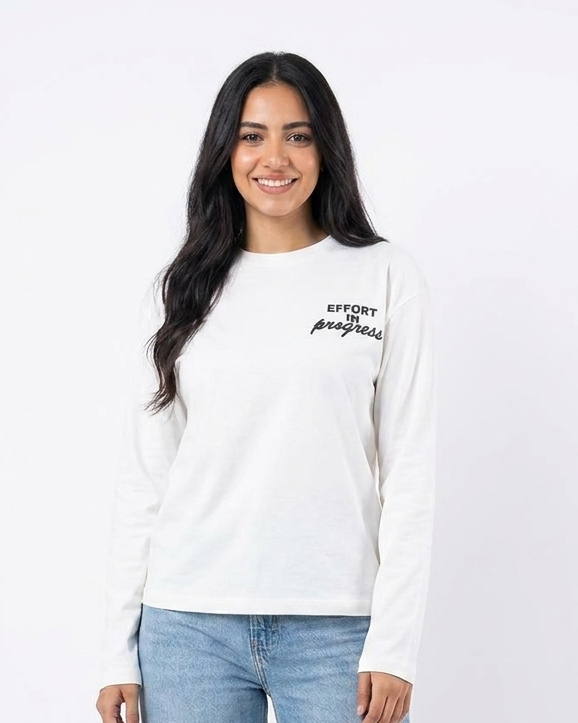 Women Printed Long Sleeves T-shirt 302