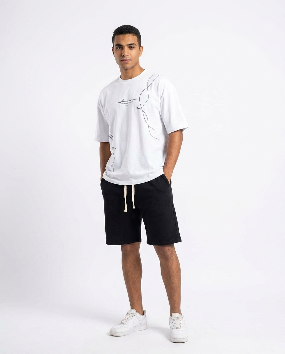 Men Summer Melton Short