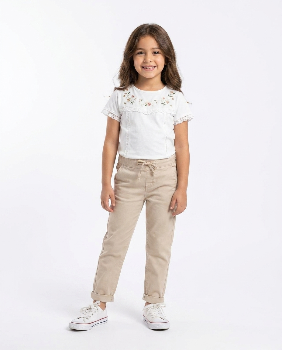 Girls Gabardine Pant