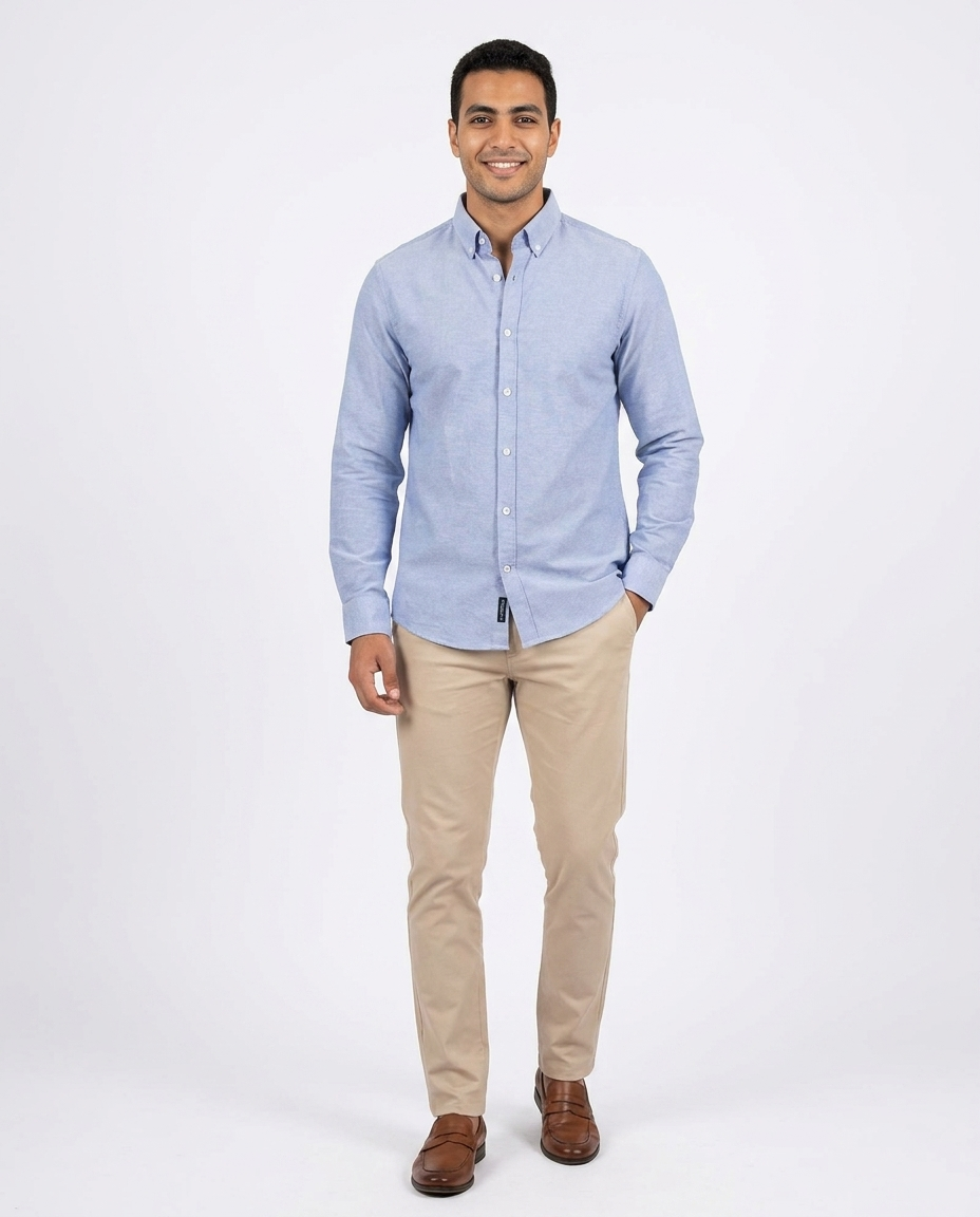 Men Long Sleeves Casual Shirt