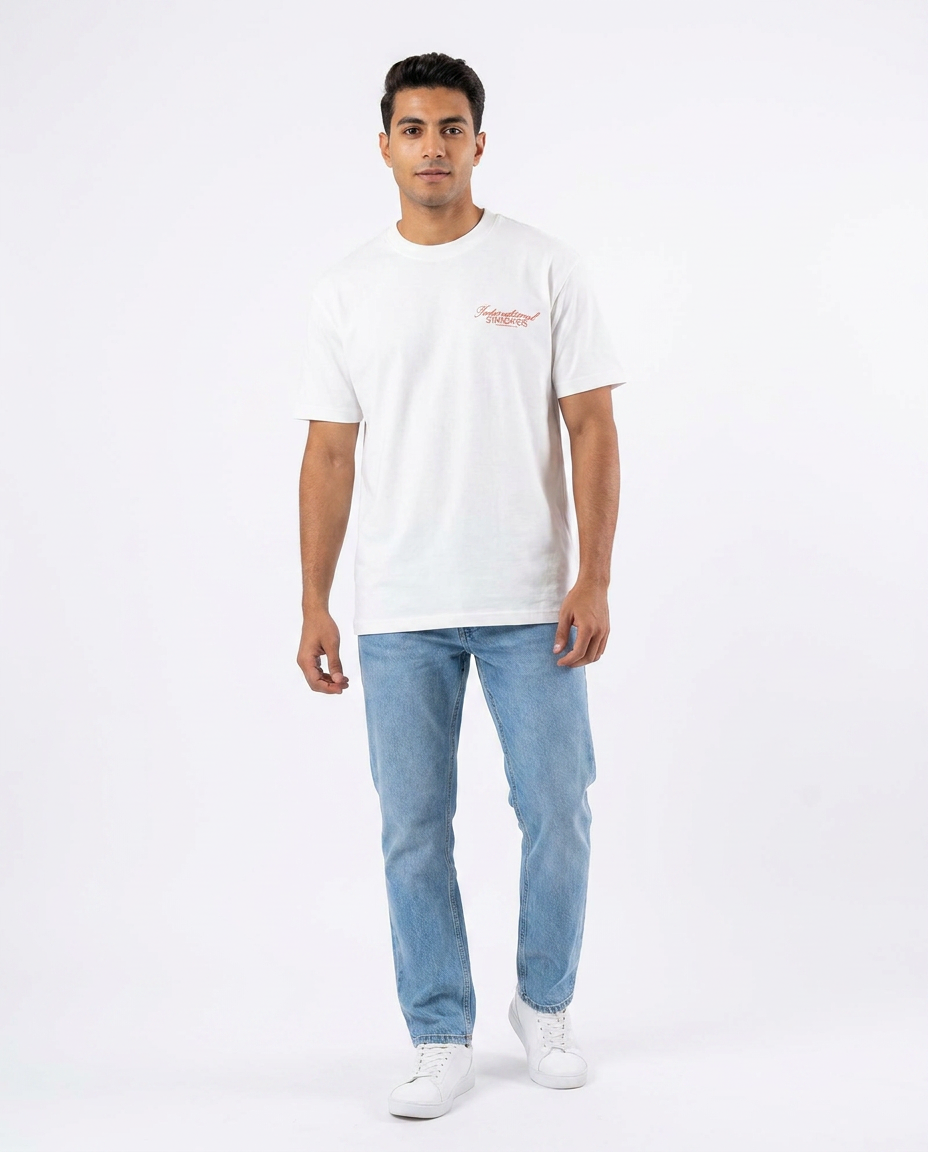 Men Printed Standrds Half Sleeves T-shirt
