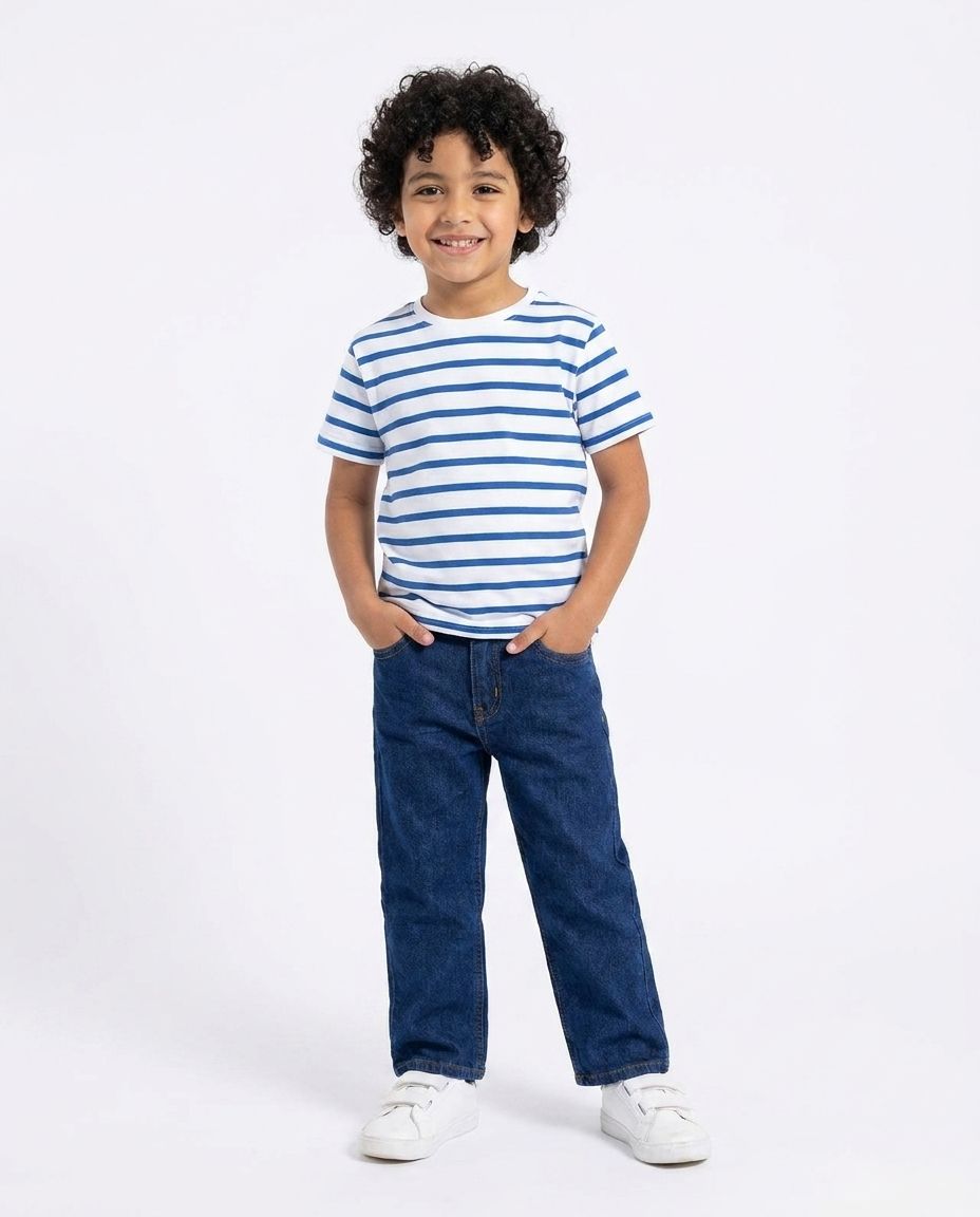 Boys Jeans Wide Leg Fit Pant